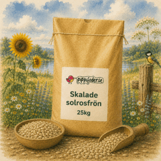 Skalade solrosfrö 25 kg