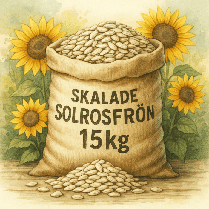 Solrosfrö - Köp solrosfrön till fåglar online - Pippifoder