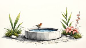 Fågelbad i Betong – Skapa din trädgårds oas idag!