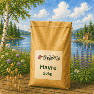 Havre 25 kg från pippifoder i naturmiljö