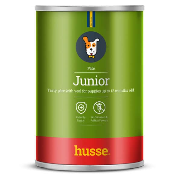 Våtfoder hund, Junior pâté 400g med kalvkött & torkad ginseng