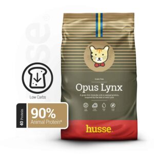 Kattmat - Opus Lynx, spannmålsfritt torrfoder för katter med känslig hud och mage