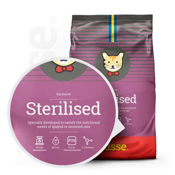 Kattefôr - Exclusive Sterilised, tørrfôr for steriliserte katter - Bilde 2