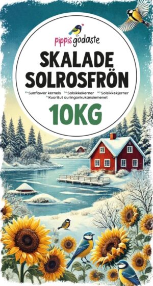 skalade solrosfrön 10kg