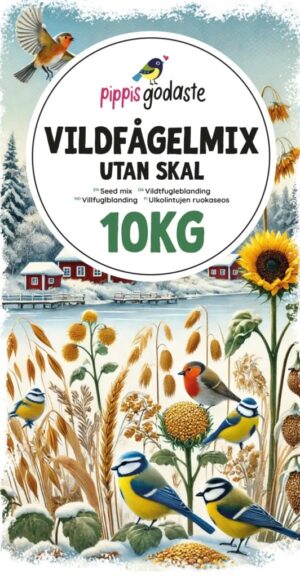 Vildfågelmix utan skal 10kg