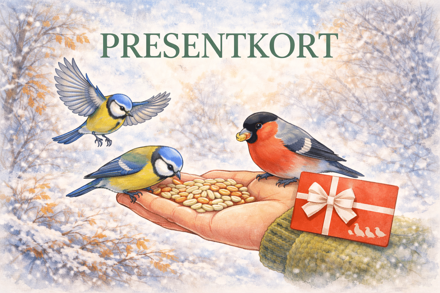 Presentkort Pippifoder 1 Presentkort fågelmat