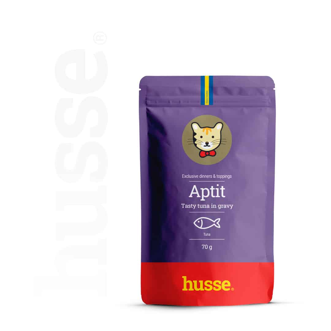 Blötmat katt - Aptit tonfisk, smakrika aptitretare för katt 1 Kattmat med tonfisk i sås