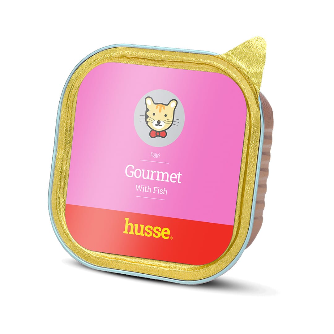 Blötmat katt - Gourmet pâté, fisk 100g 1 Gourmet pâté - fish, 100 g | Smakrik paté med fisk för vuxna katter