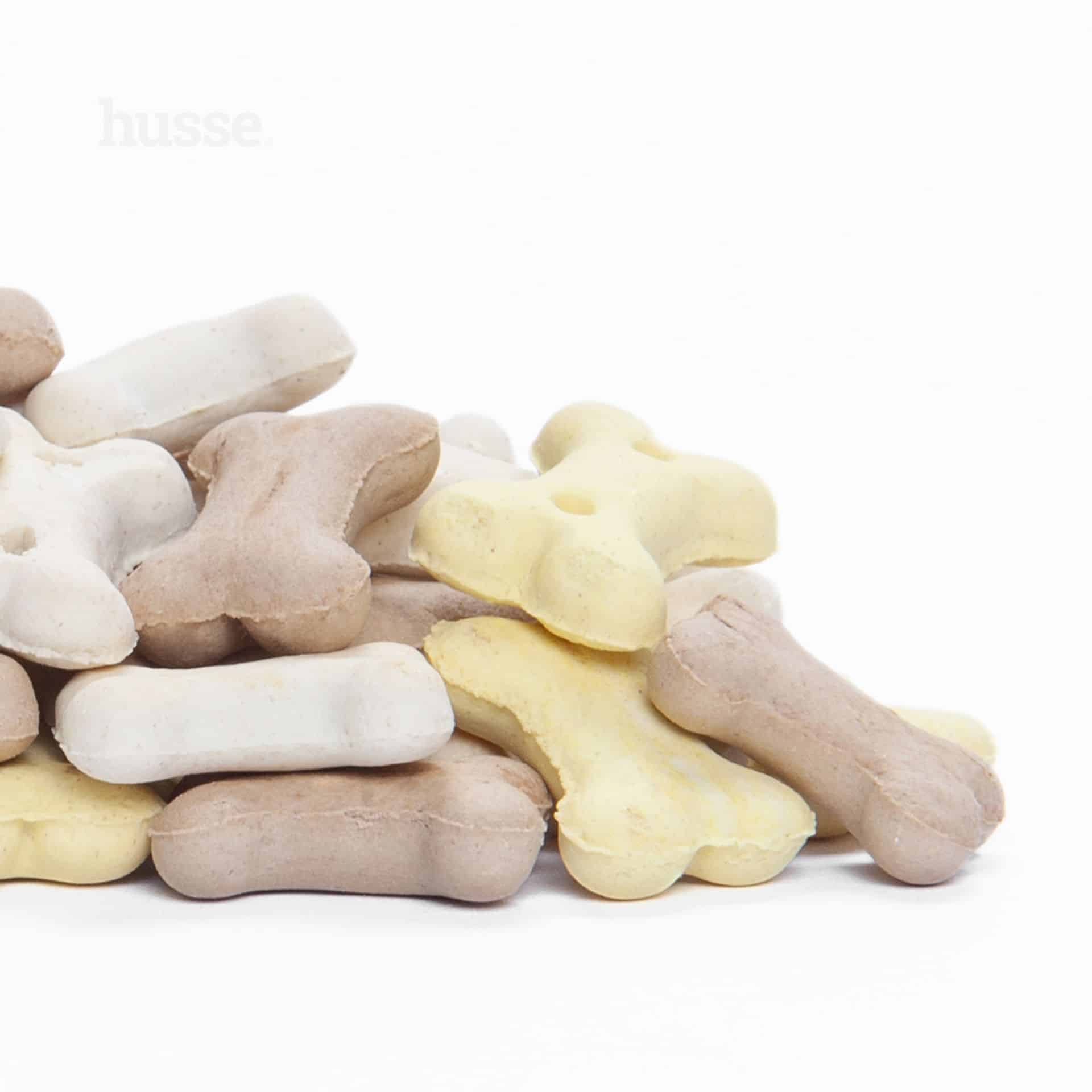 Hundgodis - Kex XS 500g, benformade kex för hundar 2 Hundkex i olika färger och former