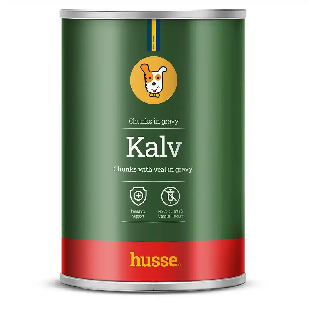 Våtfoder hund - Kalv-Bitar i sås, 1275g 1 Kalv