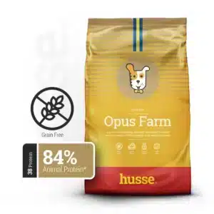 Kornfri hundmat med hög proteinhalt