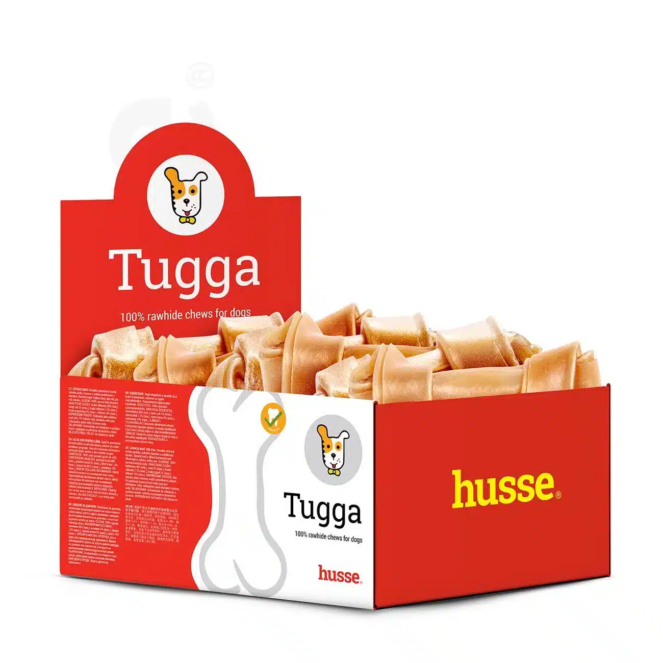Hundgodis - Tugga, ben med knutar (Large) 1 Tugga ben