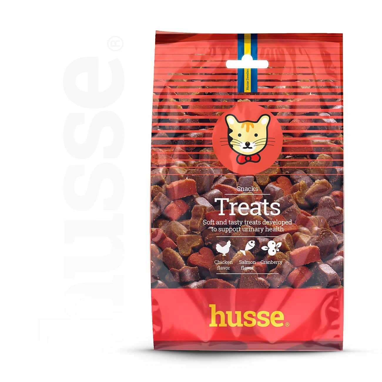 Kattgodis - Treats 150g, belöningsgodis med kyckling & tranbär 1 Treats, 150 g | Gott belöningsgodis med kyckling & tranbär