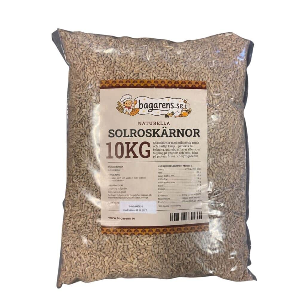 Kundvagn 4 solroskärnor 10kg