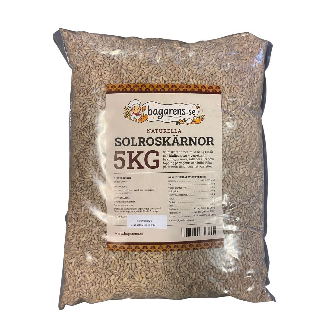 Solroskärnor 5kg 1 Solroskärnor 5kg