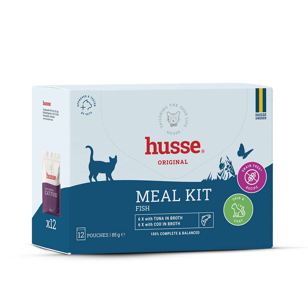 Blötmat katt - HUSSE Meal Kit Fish 12x85 g 1 Blötmat katt - HUSSE Meal Kit Fish 12x85 g