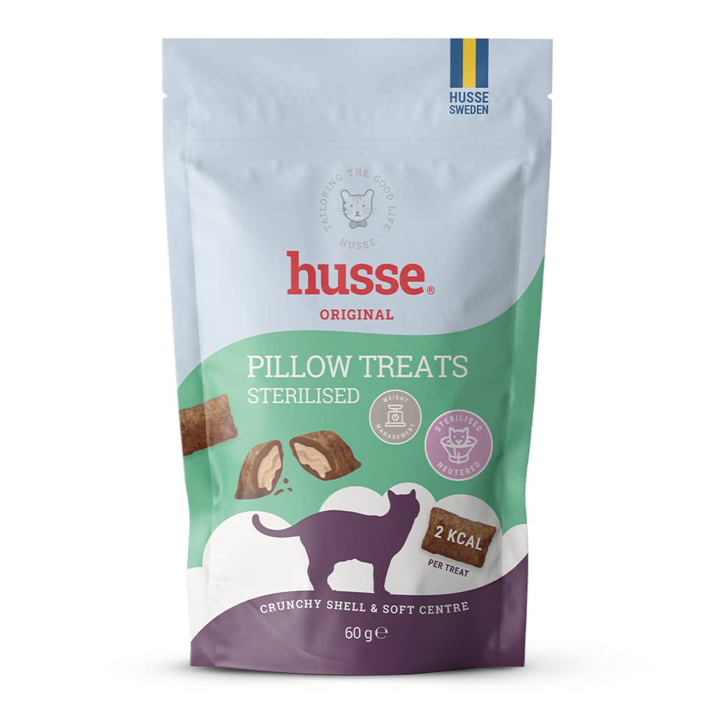 Pillow Treats Sterilised – Funktionella godbitar för kastrerade katter 1 Cat pillows Sterilised 60g