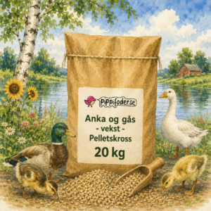 Anka og gås – vekst – Pelletskross 20 kg