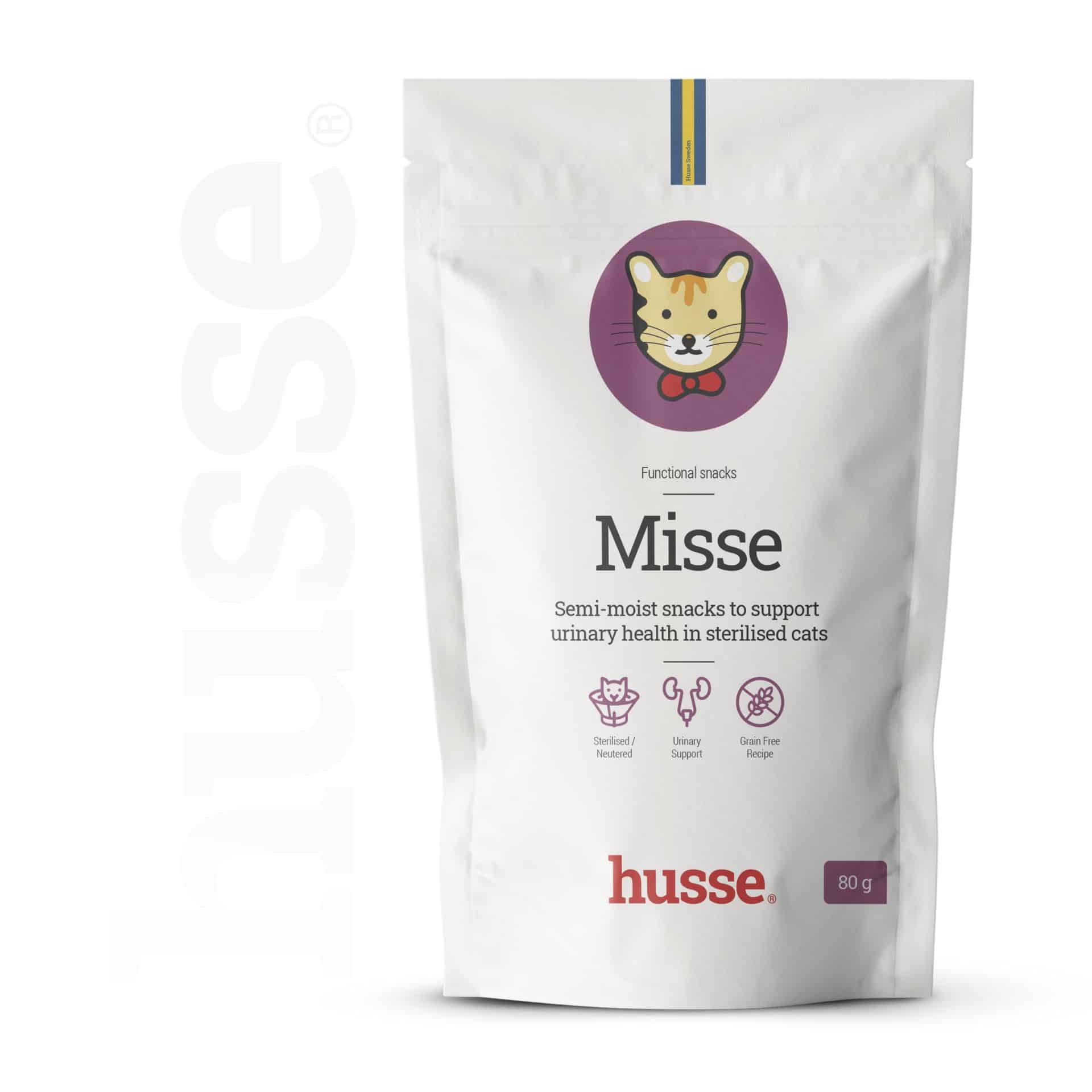 Kattgodis - Misse 80g, spannmålsfritt godis för urinvägsstöd 1 Misse