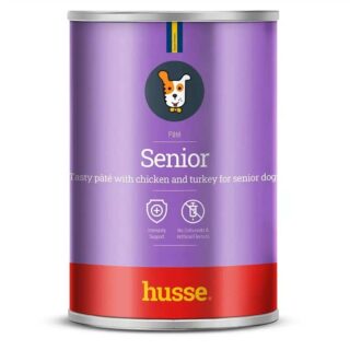 Våtfoder hund - Senior pate 400g med kyckling och kalkon för äldre hundar