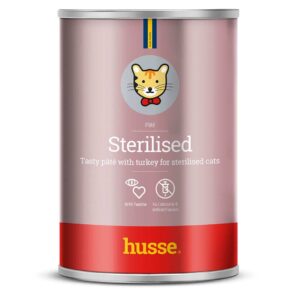 Pâté för steriliserade katter med kalkon