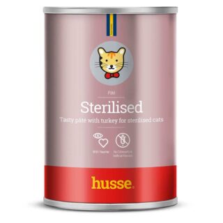 Pâté för steriliserade katter med kalkon