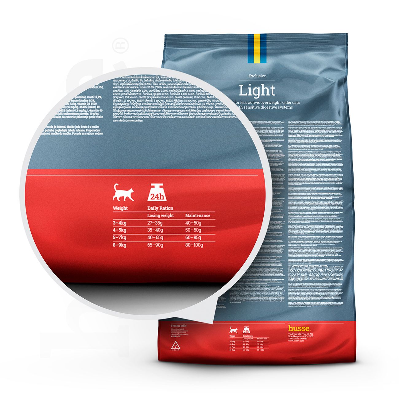 Kattmat - Exclusive Light, torrfoder för viktkontroll 2 Exclusive Light,| Torrfoder framtaget för att bibehålla en hälsosam vikt