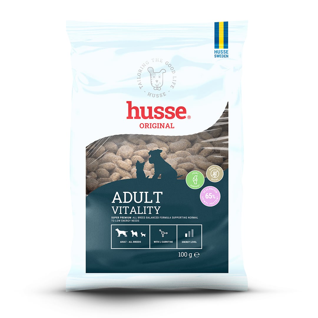 Smakprov hundmat - Adult Vitality 1 Smakprov hundmat - Adult Vitality