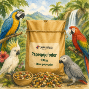 Papegøjefoder 10 kg – Store papegøjer