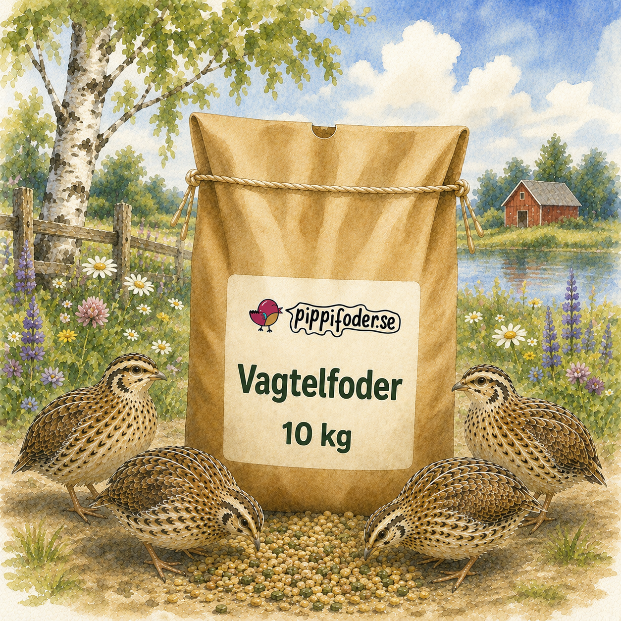 Vagtelfoder 10 kg 1 Vagtelfoder 10 kg