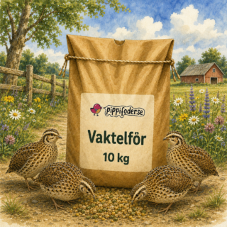 Vaktelfôr 10 kg