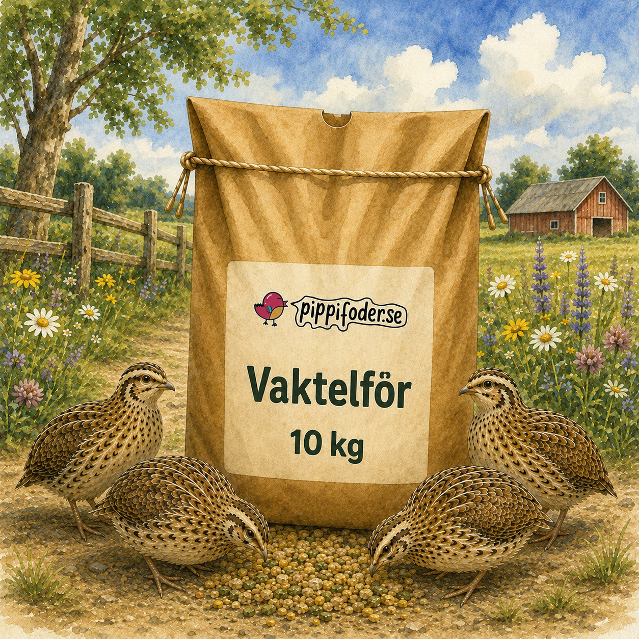 Vaktelfôr 10 kg 1 Vaktelfôr 10 kg