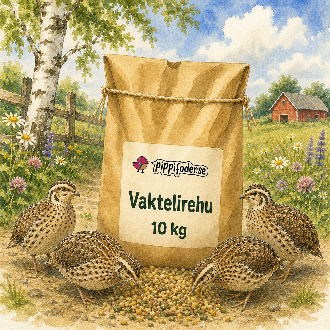 Vaktelirehu 10 kg 1 Vaktelirehu 10 kg