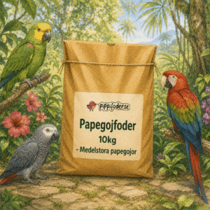 Papegøyefôr 10 kg – Mellomstore papegøyer