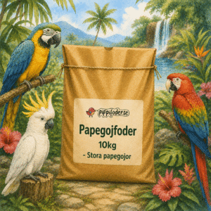 Papegøyefôr 10 kg – Store papegøyer